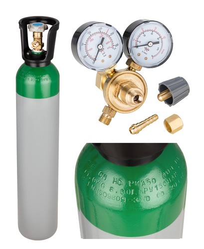 Argon gas bottle full cylinder - full,