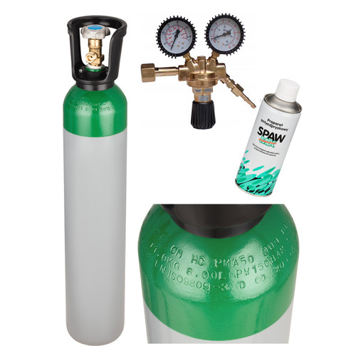 Argon gas bottle full cylinder - gas,