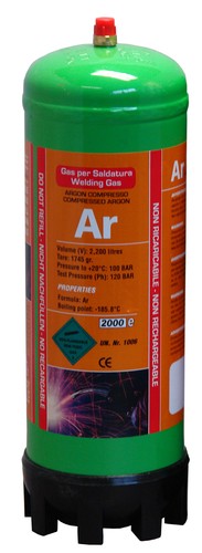 Argon gas bottle 220ltr - , for