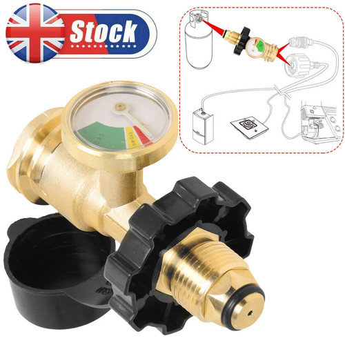 High low gas pressure gauge - low,